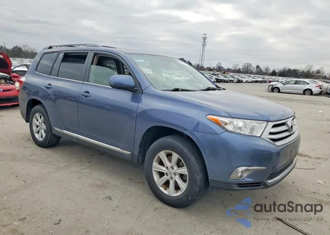 2012 Toyota Highlander Base from USA, damaged, VIN 5TDBK3EH7CS129485